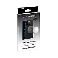 VIVANCO MAG CLASSIC COVER IPHONE 14 PRO MAX black backcover