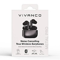 VIVANCO METAL PAIR PRO TWS BLUETOOTH ANC/ENC black