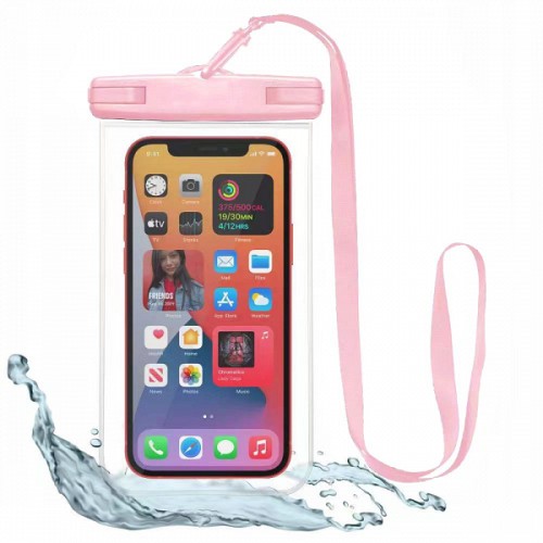 TECH-PROTECT WATERPROOF CASE FOR SMARTPHONES 16,3 x 9,0 cm pink