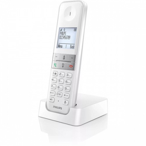 ΑΣΥΡΜΑΤΟ ΤΗΛΕΦΩΝΟ PHILIPS D4701W white ανοιχτή ακρόαση