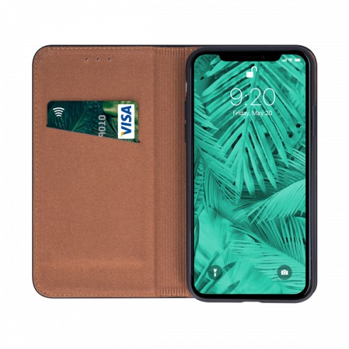 SENSO GENUINE LEATHER STAND BOOK XIAOMI REDMI NOTE 14 5G black