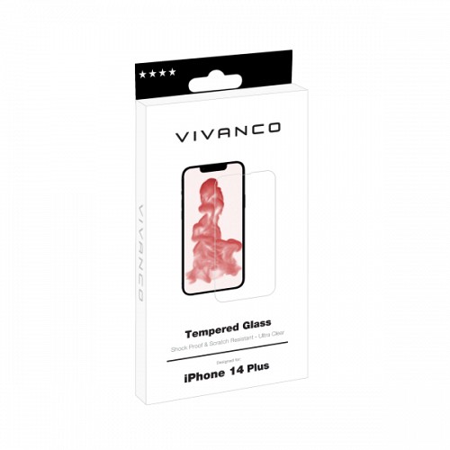 VIVANCO 2D JAPAN TEMPERED GLASS IPHONE 14 PLUS