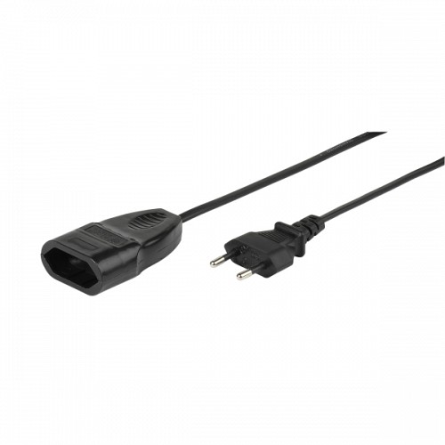 VIVANCO EURO EXTENSION CABLE  WITH SHUTTER 5M black
