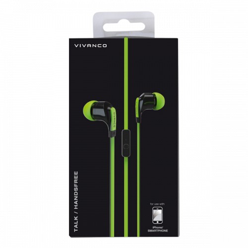 VIVANCO TALK STEREO HANDSFREE EARBUDS green