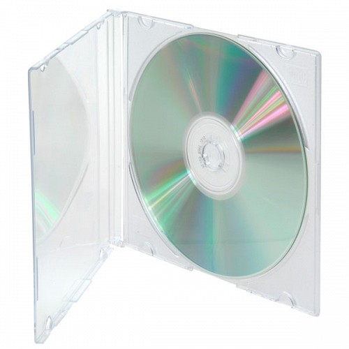 VIVANCO ΘΗΚΕΣ CD/DVD SLIM CASE 10pcs transparent