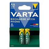 Μπαταρία Επαναφορτιζόμενη Varta AA 1600mAh NiMH Phone Power (2 τεμ.)
