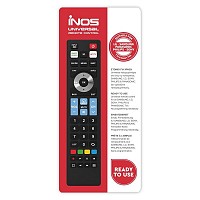 Τηλεχειριστήριο inos για Samsung, LG, Sony, Philips & Panasonic TVs & Smart TVs (Ready To Use)
