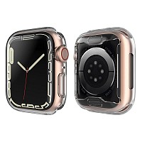 Θήκη TPU Ahastyle WA05 Premium Apple Watch 7 / 8 / 9 45mm Διάφανο (2 τεμ.)