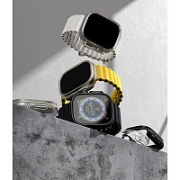 Θήκη PC Ringke Slim Apple Watch Ultra 49mm Διάφανο & Μαύρο (2 τεμ)