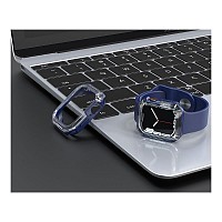 Θήκη TPU & PC Devia Sport Apple Watch 4/ 5/ 6/ SE (40mm) Shock Proof Μπλε