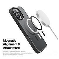 Θήκη TPU & PC Dux Ducis Yind Magnetic MagSafe Apple iPhone 16 Pro Μαύρο