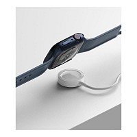 Θήκη PC Ringke Slim Apple Watch 7/ 8 41mm Διάφανο & Μπλε (2 τεμ)
