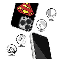 Θήκη Soft TPU DC Superman 002 Apple iPhone 14 Pro Max Μαύρο