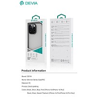 Θήκη PC Devia Apple iPhone 16 Pro Glimmer Μαύρο