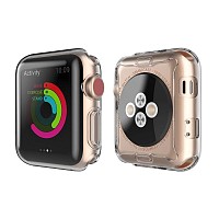 Θήκη TPU Ahastyle WA05 Premium Apple Watch 1/ 2/ 3 38mm Διάφανο (2 τεμ.)