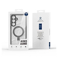 Θήκη TPU & PC Dux Ducis Aimo Magnetic MagSafe με Stand Samsung S921B Galaxy S24 5G Μαύρο