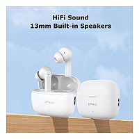 True Wireless Ακουστικά Bluetooth iPro TW300 Plus Λευκό