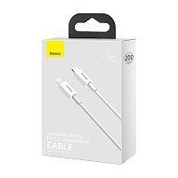 Καλώδιο Σύνδεσης USB 2.0 Baseus Superior Series USB C σε Lightning 20W 2m Λευκό