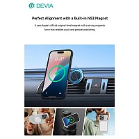 Θήκη TPU Shock Proof Devia Magnetic Apple iPhone 16 Pro Max Ripple Μαύρο