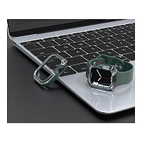 Θήκη TPU & PC Devia Sport Apple Watch 4/ 5/ 6/ SE (44mm) Shock Proof Πράσινο
