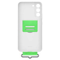 Θήκη Σιλικόνης με Strap Samsung EF-GS906TWEG S906B Galaxy S22 Plus 5G Λευκό
