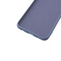 Θήκη Liquid Silicon inos Samsung A037F Galaxy A03s L-Cover Γκρι-Μπλε