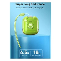 True Wireless Ακουστικά Bluetooth Devia M6 EM406 Smart Ροζ