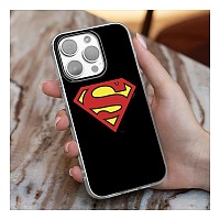 Θήκη Soft TPU DC Superman 002 Apple iPhone 14 Pro Max Μαύρο