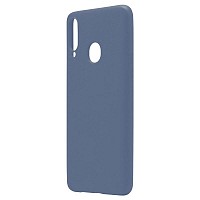 Θήκη Liquid Silicon inos Samsung A207F Galaxy A20s L-Cover Μπλε Ραφ