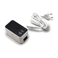 Πολυφορτιστής Πάγκου με 3 Θύρες USB A, 1 USB C & Οθόνη Ενδείξεων