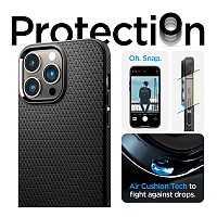 Θήκη Soft TPU Spigen Liquid Air Apple iPhone 14 Pro Max Μαύρο