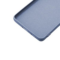 Θήκη Liquid Silicon inos Samsung G998B Galaxy S21 Ultra 5G L-Cover Γκρι-Μπλε