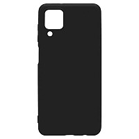 Θήκη Liquid Silicon inos Samsung A125F Galaxy A12/ A127F Galaxy A12 Nacho/ M127F Galaxy M12 L-Cover Μαύρο