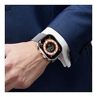 Θήκη PC Dux Ducis Hamo Metallic Apple Watch Ultra 49mm Ασημί