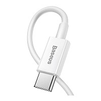 Καλώδιο Σύνδεσης USB 2.0 Baseus Superior Series USB C σε Lightning 20W 2m Λευκό