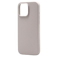 Θήκη Liquid Silicon inos Apple iPhone 16 Pro 5G Velvet Ανοιχτό Γκρι