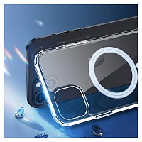 Θήκη TPU & PC Dux Ducis Clin Magnetic MagSafe Apple iPhone 15 Plus Διάφανο