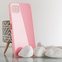 Θήκη TPU & Glass inos Samsung A226B Galaxy A22 5G CamGuard Ροζ