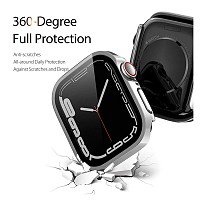 Θήκη PC Dux Ducis Hamo Metallic Apple Watch 10 42mm Ασημί