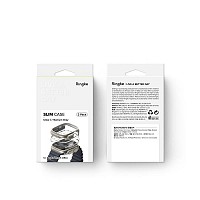 Θήκη PC Ringke Slim Apple Watch Ultra 49mm Διάφανο & Μαύρο (2 τεμ)