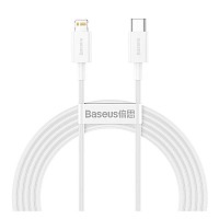 Καλώδιο Σύνδεσης USB 2.0 Baseus Superior Series USB C σε Lightning 20W 2m Λευκό