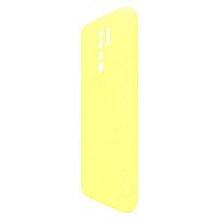 Θήκη Liquid Silicon inos Xiaomi Redmi 9 L-Cover Κίτρινο