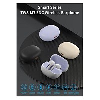 True Wireless Ακουστικά Bluetooth Devia M7 EM404 ENC Smart Μπεζ
