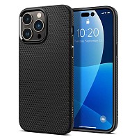 Θήκη Soft TPU Spigen Liquid Air Apple iPhone 14 Pro Max Μαύρο
