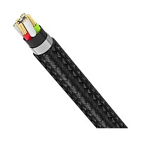 Καλώδιο Σύνδεσης USB 2.0 Devia EC203 Braided USB A σε micro USB 1m Gracious Μαύρο