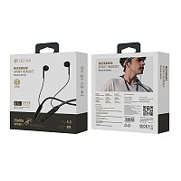Στερεοφωνικό Ακουστικό Bluetooth Devia EM036 Sport Kintone Neckband Μαύρο