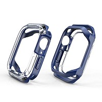 Θήκη TPU & PC Devia Sport Apple Watch 4/ 5/ 6/ SE (44mm) Shock Proof Μπλε