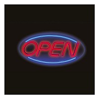 Neon Plexi Forever Light FPNE04X OPEN (USB, On/Off & Dimmer) Μπλέ - Κόκκινο