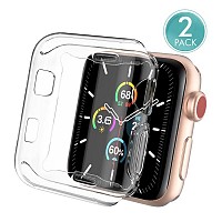 Θήκη TPU Ahastyle WA05 Premium Apple Watch 1/ 2/ 3 38mm Διάφανο (2 τεμ.)
