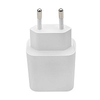 Φορτιστής Ταξιδίου Ταχείας Φόρτισης Maxlife MXTC-06 με Διπλή Έξοδο USB A & USB C PD + QC 30W Λευκό